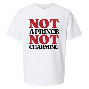 Not Prince Charming Funny Gift For Him Sueded Cloud Jersey T-Shirt