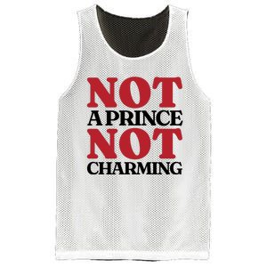 Not Prince Charming Funny Gift For Him Mesh Reversible Basketball Jersey Tank