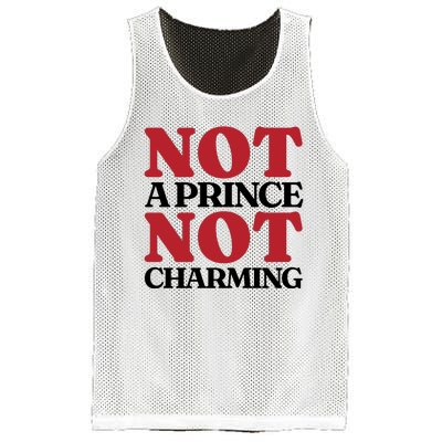 Not Prince Charming Funny Gift For Him Mesh Reversible Basketball Jersey Tank