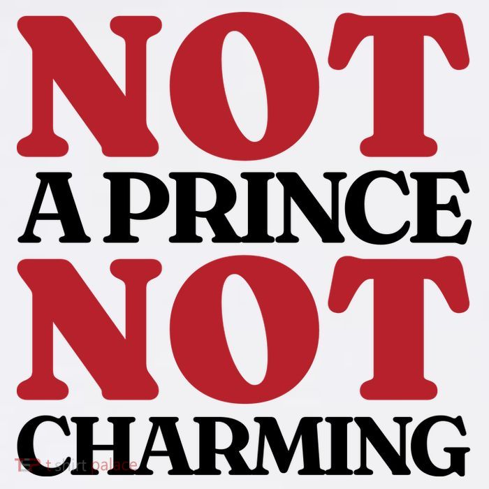Not Prince Charming Funny Gift For Him Women's V-Neck T-Shirt