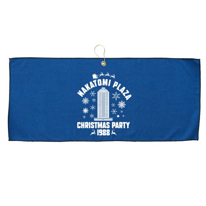 Nakatomi Plaza Christmas Party 1988 Large Microfiber Waffle Golf Towel