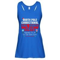 North Pole Correctional Claimed to be on the Nice List  Ladies Essential Flowy Tank