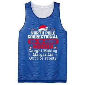 North Pole Correctional Murder Caught Making Margaritas  Mesh Reversible Basketball Jersey Tank