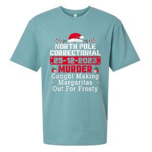 North Pole Correctional Murder Caught Making Margaritas  Sueded Cloud Jersey T-Shirt