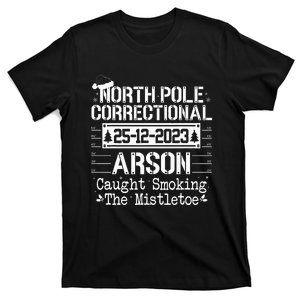 North Pole Correctional Arson Matching Family Christmas T-Shirt