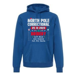 North Pole Correctional Left Milk And Cookies Out For Santa Cute Gift Premium Hoodie