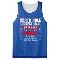 North Pole Correctional Left Milk And Cookies Out For Santa Cute Gift Mesh Reversible Basketball Jersey Tank