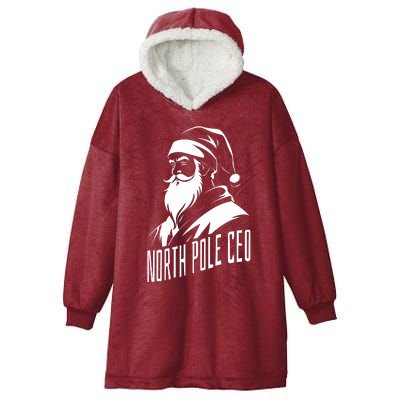 North Pole Ceo Hooded Wearable Blanket