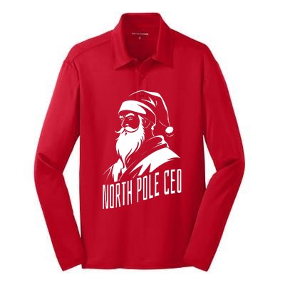 North Pole Ceo Silk Touch Performance Long Sleeve Polo