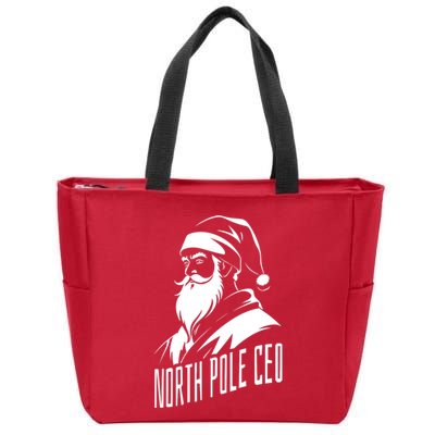 North Pole Ceo Zip Tote Bag