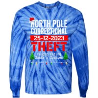 North Pole Correctional Theft Caught Eating SantaS Cookies Cute Gift Tie-Dye Long Sleeve Shirt