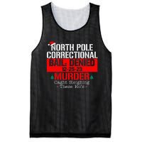 North Pole Correctional Bail Denied Murder Caught Sleighing Mesh Reversible Basketball Jersey Tank