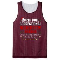 North Pole Correctional Murder Caught Making Margaritas Xmas Mesh Reversible Basketball Jersey Tank