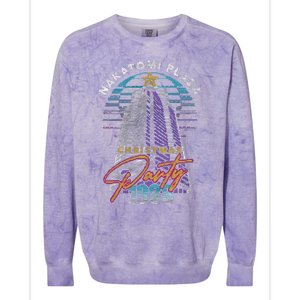 Nakatomi Plaza Christmas Plaza Party 1988 Colorblast Crewneck Sweatshirt