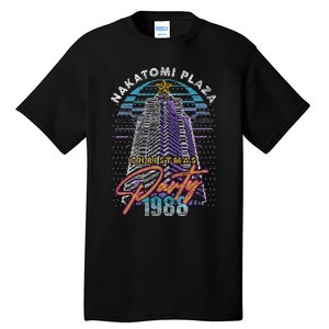 Nakatomi Plaza Christmas Plaza Party 1988 Tall T-Shirt