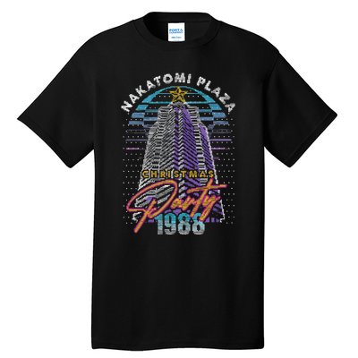 Nakatomi Plaza Christmas Plaza Party 1988 Tall T-Shirt