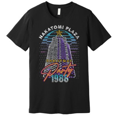 Nakatomi Plaza Christmas Plaza Party 1988 Premium T-Shirt