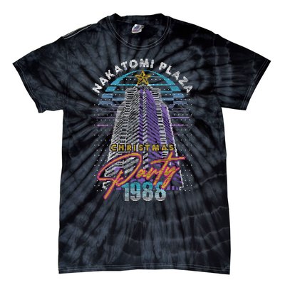 Nakatomi Plaza Christmas Plaza Party 1988 Tie-Dye T-Shirt