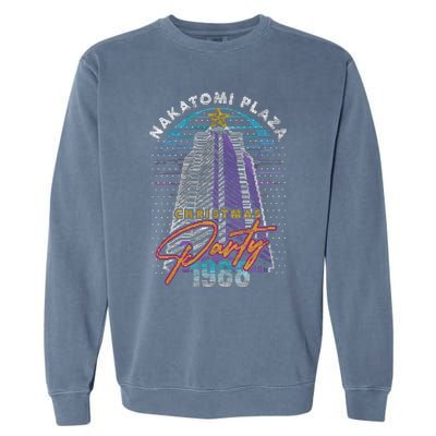 Nakatomi Plaza Christmas Plaza Party 1988 Garment-Dyed Sweatshirt