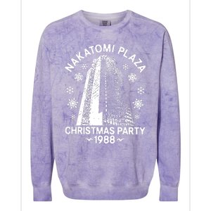 Nakatomi Plaza Christmas Party 1988 Hipster Colorblast Crewneck Sweatshirt