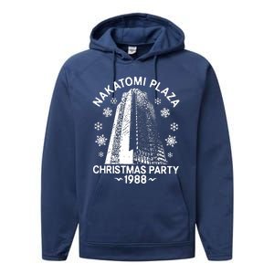 Nakatomi Plaza Christmas Party 1988 Hipster Performance Fleece Hoodie