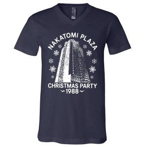 Nakatomi Plaza Christmas Party 1988 Hipster V-Neck T-Shirt