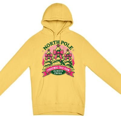 North Pole Christmas Trees Merry Christmas Tree Farm Tank Top Premium Pullover Hoodie