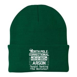 North Pole Correctional Arson Matching Family Christmas Knit Cap Winter Beanie