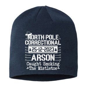 North Pole Correctional Arson Matching Family Christmas Sustainable Beanie