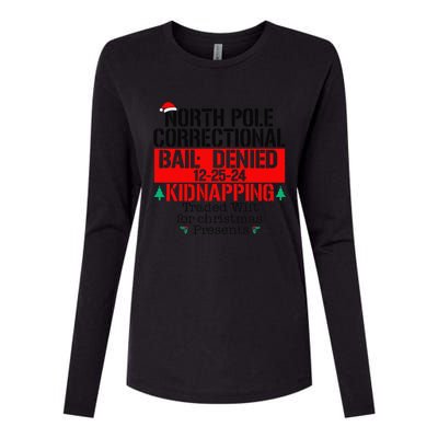 North Pole Correctional Kidnapping Traded Wift For Christmas Womens Cotton Relaxed Long Sleeve T-Shirt