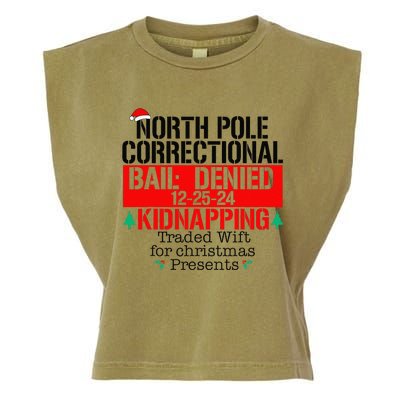 North Pole Correctional Kidnapping Traded Wift For Christmas Garment-Dyed Women's Muscle Tee