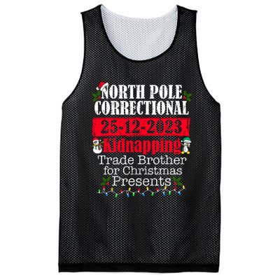 North Pole Correctional Kidnapping Traded Brother Christmas Mesh Reversible Basketball Jersey Tank