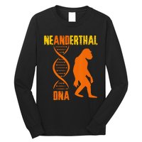 Neanderthal Primate Cave DNA Genetics Paleoanthropology Long Sleeve Shirt