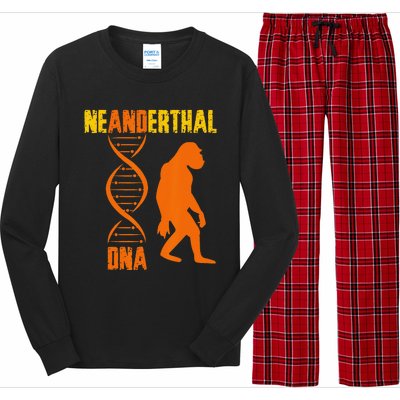 Neanderthal Primate Cave DNA Genetics Paleoanthropology Long Sleeve Pajama Set