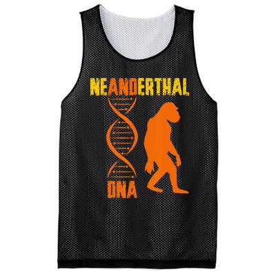 Neanderthal Primate Cave DNA Genetics Paleoanthropology Mesh Reversible Basketball Jersey Tank