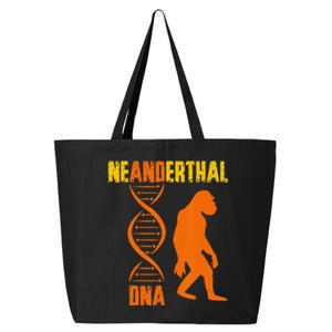 Neanderthal Primate Cave DNA Genetics Paleoanthropology 25L Jumbo Tote