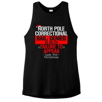 North Pole Correctional Bail Denied Failure To Appear Ladies PosiCharge Tri-Blend Wicking Tank