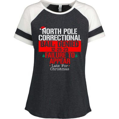 North Pole Correctional Bail Denied Failure To Appear Enza Ladies Jersey Colorblock Tee