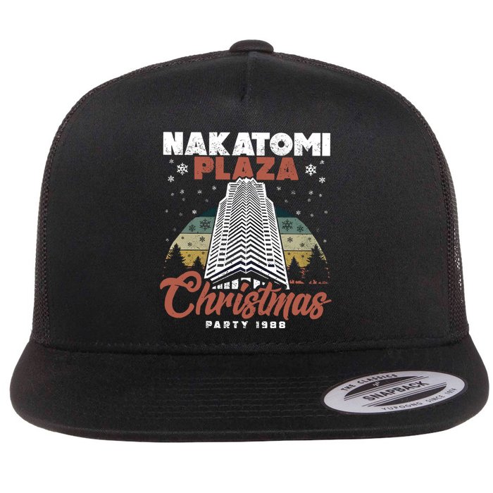 Nakatomi Plaza Christmas Party 1988 Vintage Flat Bill Trucker Hat