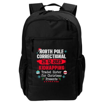 North Pole Correctional Kidnapping Traded Sister Christmas Backpack
