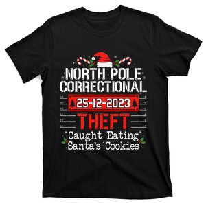 North Pole Correctional Theft Fun Matching Family Christmas T-Shirt