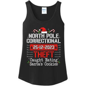 North Pole Correctional Theft Fun Matching Family Christmas Ladies Essential Tank