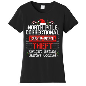 North Pole Correctional Theft Fun Matching Family Christmas Women's T-Shirt