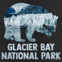 National Park Conservation Glacier Bay National Park 7 Panel Mesh Trucker Snapback Hat