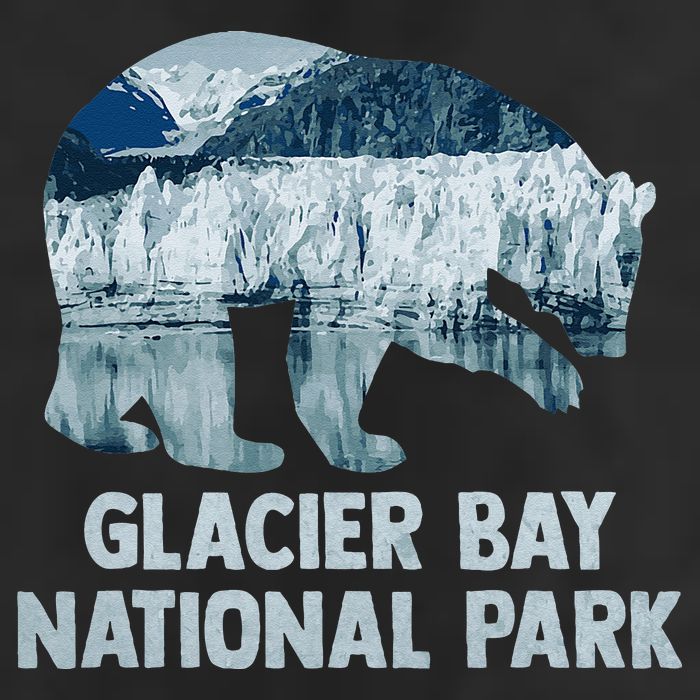 National Park Conservation Glacier Bay National Park 7 Panel Mesh Trucker Snapback Hat