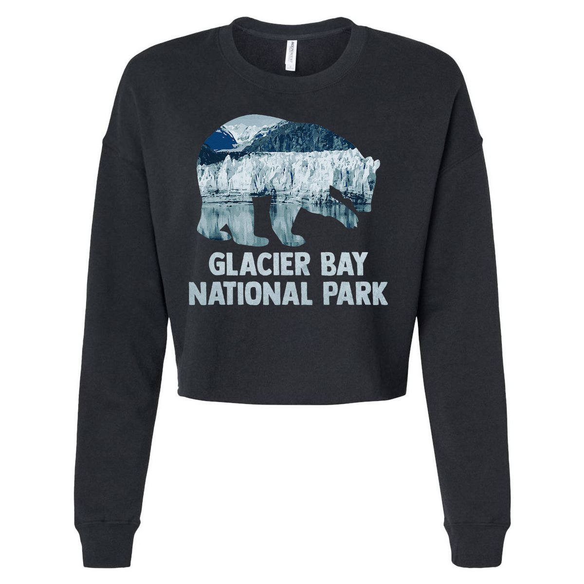 National Park Conservation Glacier Bay National Park Cropped Pullover Crew