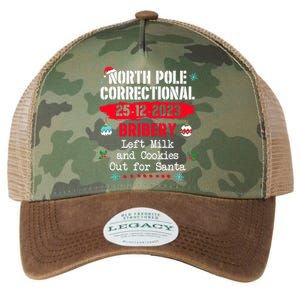 North Pole Correctional Bribery left milk cookies for santa Legacy Tie Dye Trucker Hat