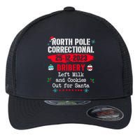 North Pole Correctional Bribery left milk cookies for santa Flexfit Unipanel Trucker Cap