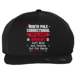 North Pole Correctional Bribery left milk cookies for santa Wool Snapback Cap