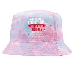 North Pole Correctional Bribery left milk cookies for santa Tie-Dyed Bucket Hat